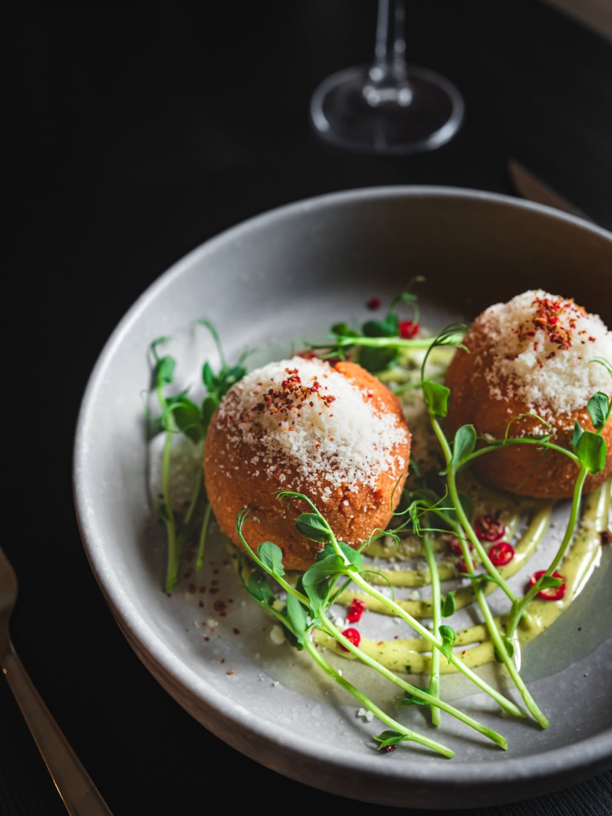 Domáce arancini s parmezánom a čili
